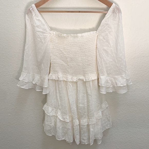 Blue Life Leska Swiss Dot Mini Dress - Picture 3 of 3